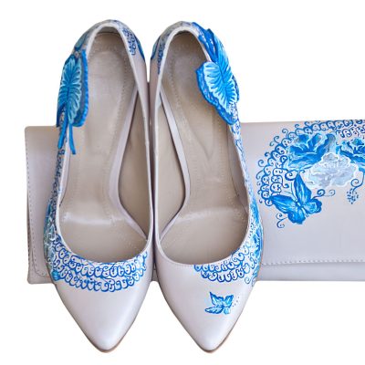 Pantofi pictati manual Blue Ocean C101