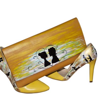 Pantofi pictati manual Pure Love Colectia CDS