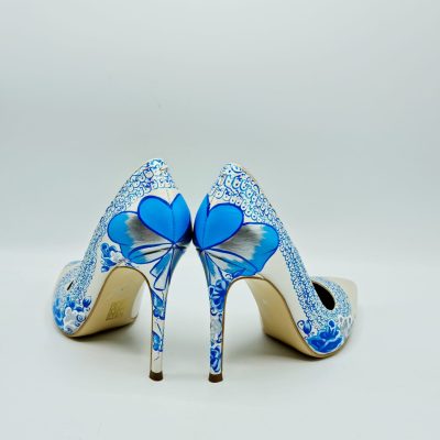 Pantofi pictati manual Butterfly Fancy Mix L101