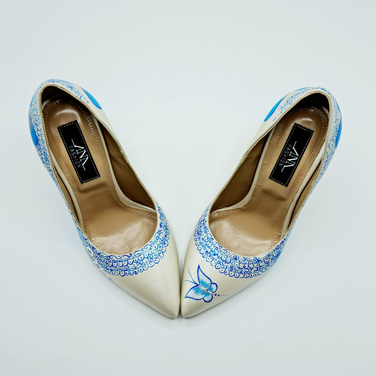 Pantofi pictati manual Butterfly Fancy Mix L101