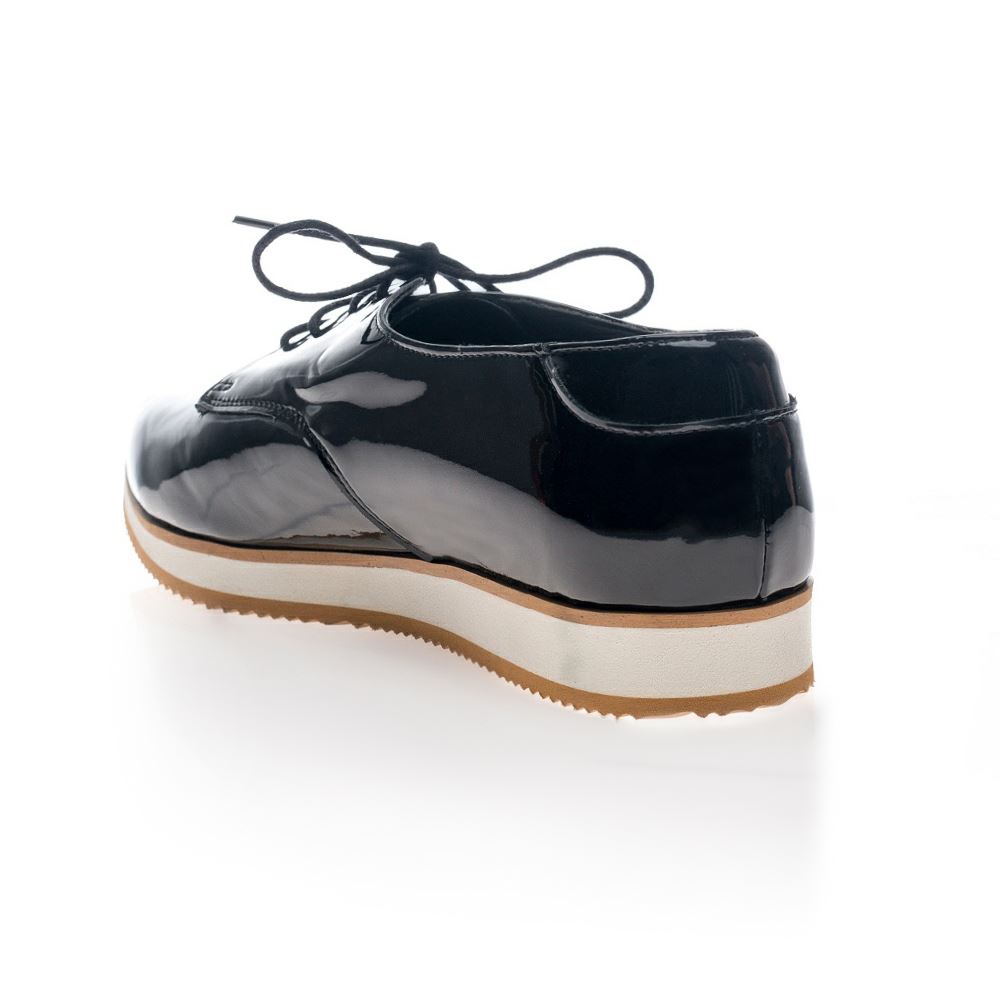 Pantofi Oxford Carolyn piele varf ascutit V1