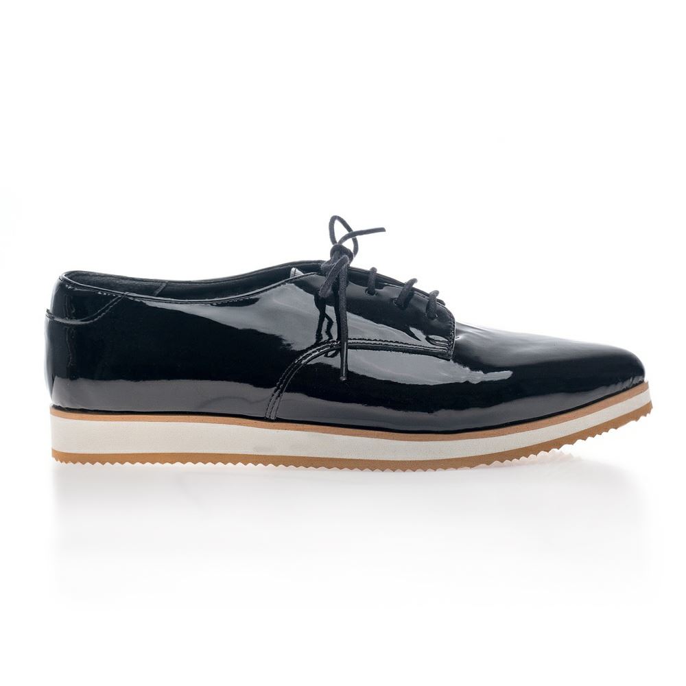 Pantofi Oxford Carolyn piele varf ascutit V1