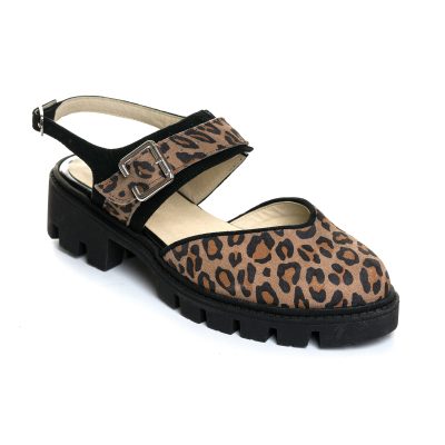 Pantofi piele animal print Edria V107