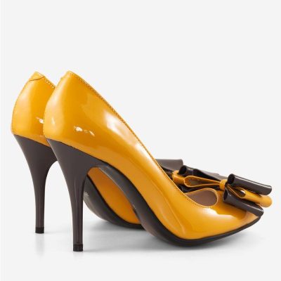 Pantofi piele Irena Asimetric D05