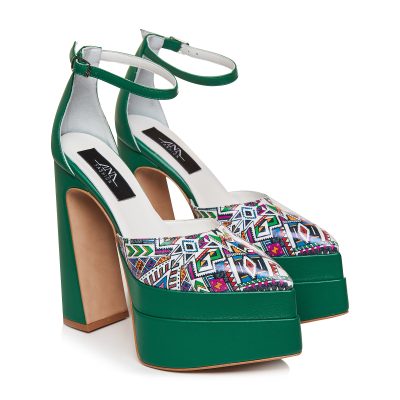 Pantofi piele multicolori la comanda Seraphina VS 55