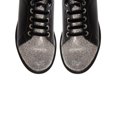 Pantofi negri cu cristale GRAVITY VS