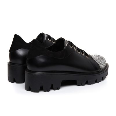 Pantofi negri cu cristale GRAVITY VS