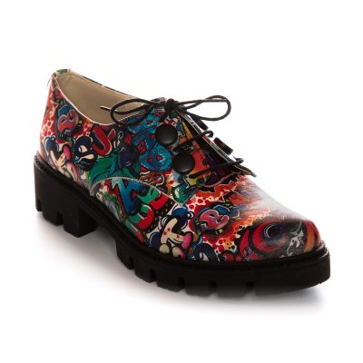 Pantofi multicolori tip Oxford, Sky V20