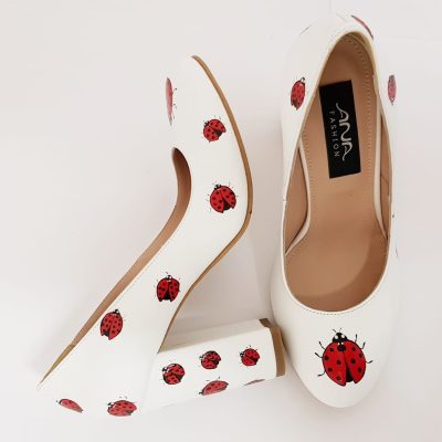 Pantofi pictati manual Model Gargarite L101