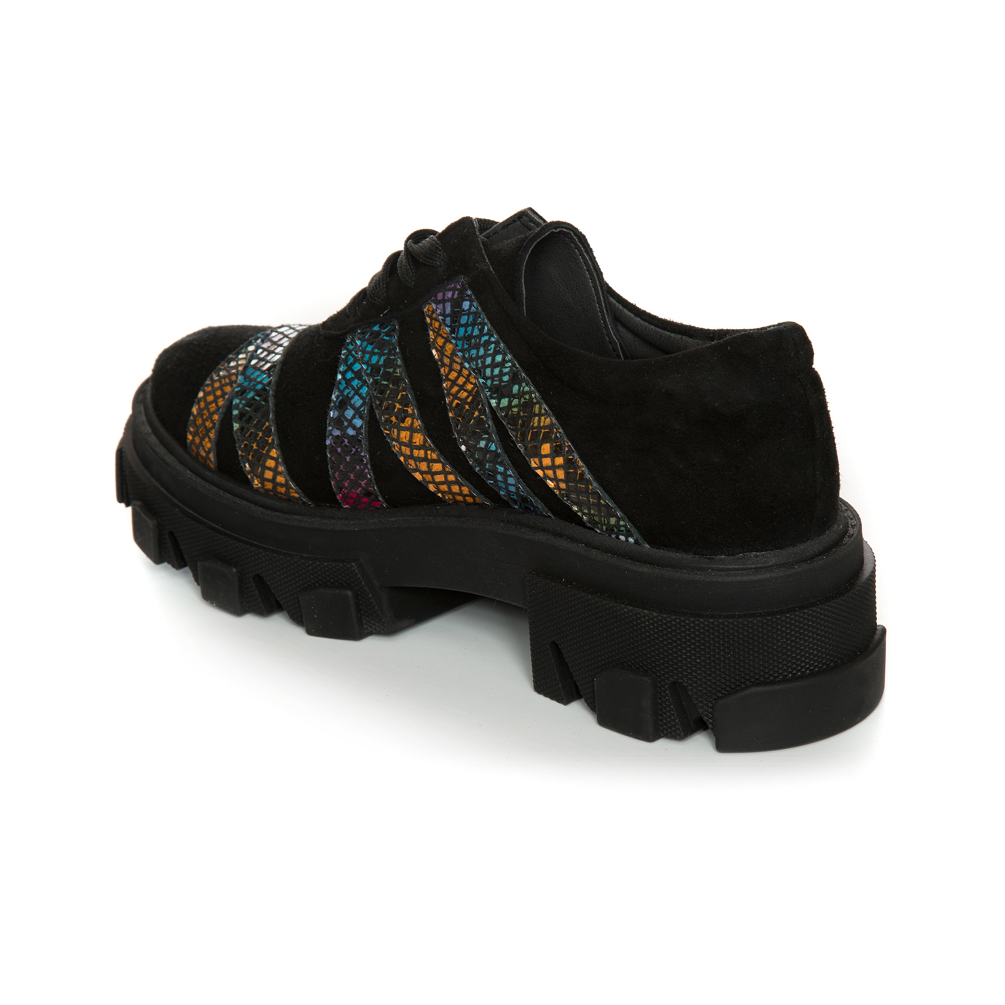 Pantofi piele tip Oxford Luzira Color V66