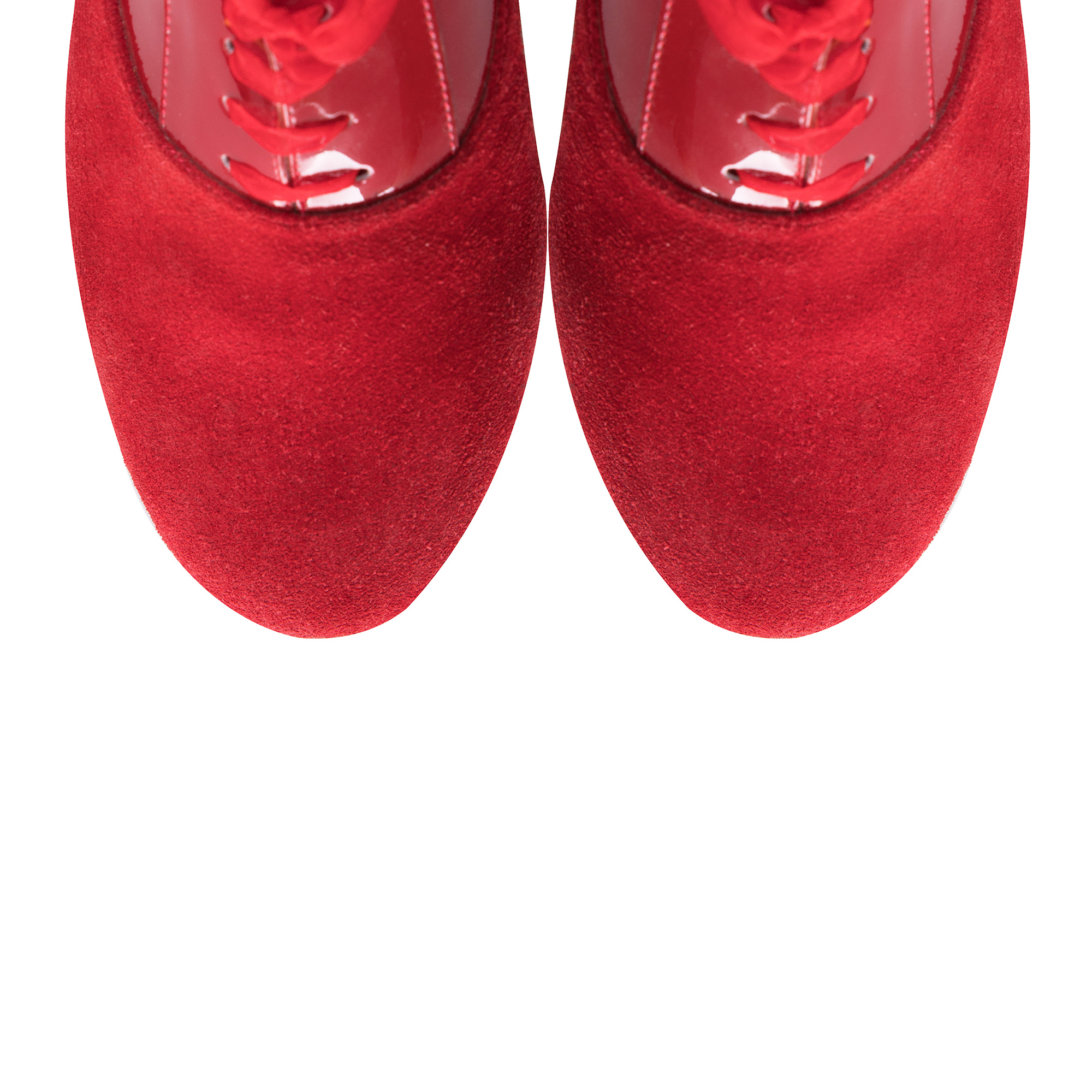 Pantofi rosii cu talpa joasa Luna VS 32
