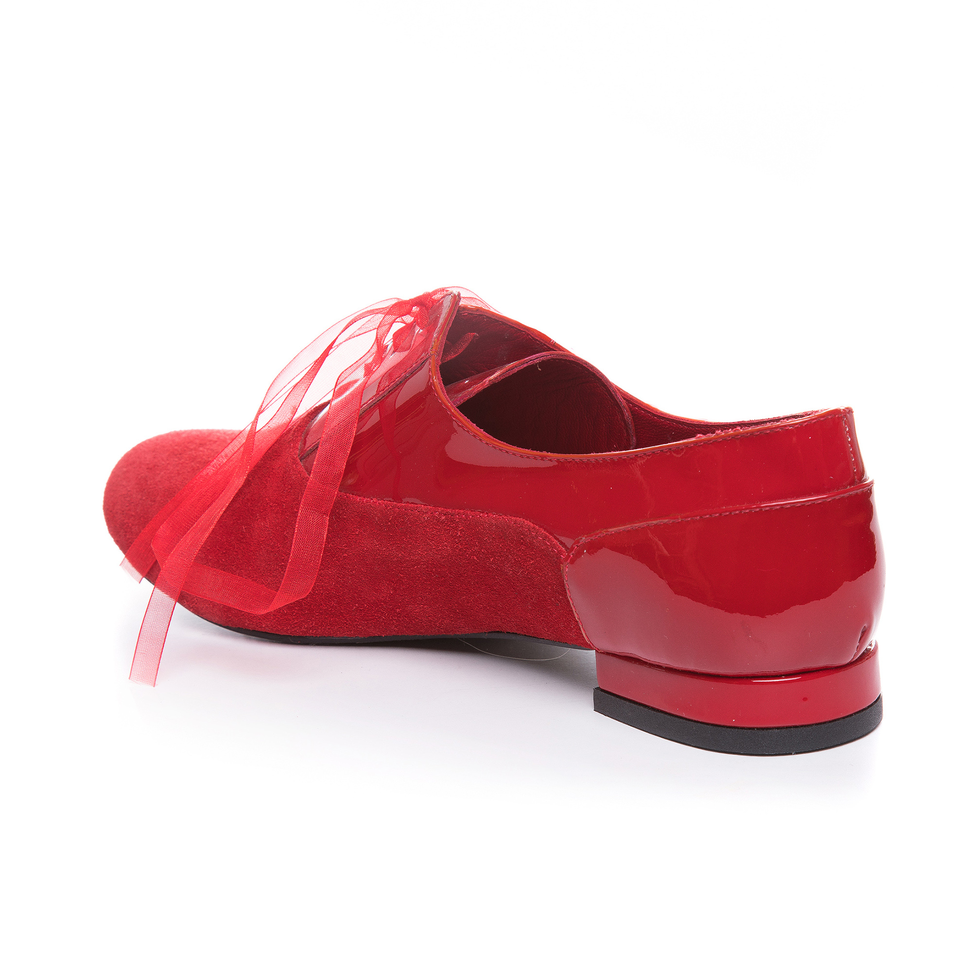 Pantofi rosii cu talpa joasa Luna VS 32
