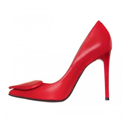 Pantofi la comanda Stiletto Rosu Lady L79