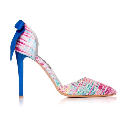 Pantofi cu toc din piele naturala Wan L03