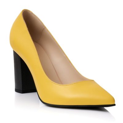 Pantofi online Stiletto Chic Galben S1