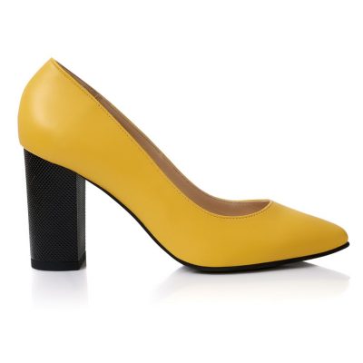 Pantofi online Stiletto Chic Galben S1