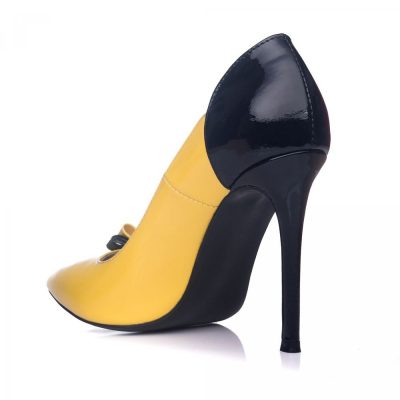 Pantofi Stiletto la comanda Yellow Chic L 3AF