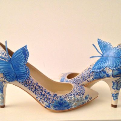 Pantofi pictati manual Butterfly Super Clique C55