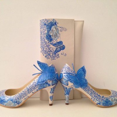 Pantofi pictati manual Butterfly Super Clique C55