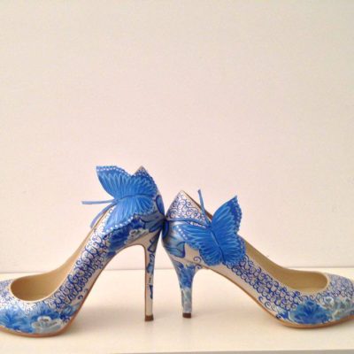 Pantofi pictati manual Butterfly Super Clique C55