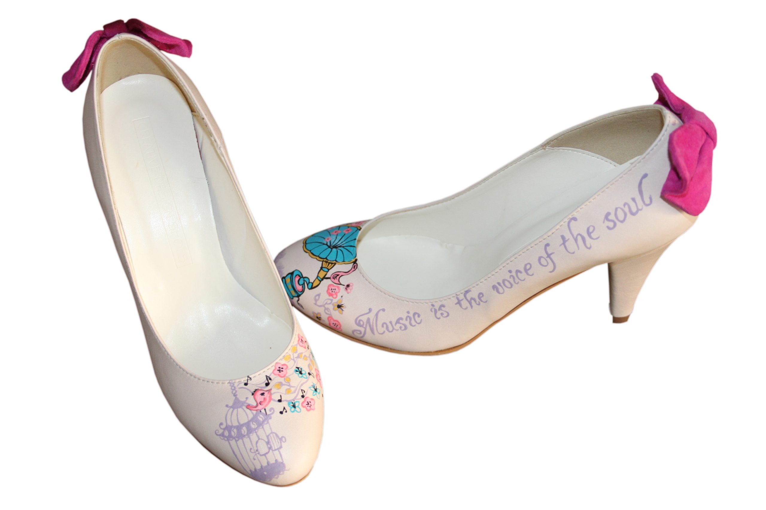 pantofi pictati la promotii