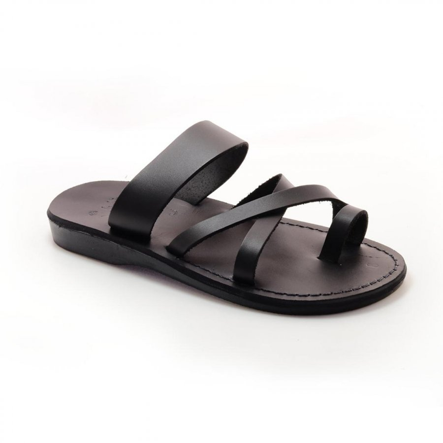 Sandale romane Hippie Grecesti negre