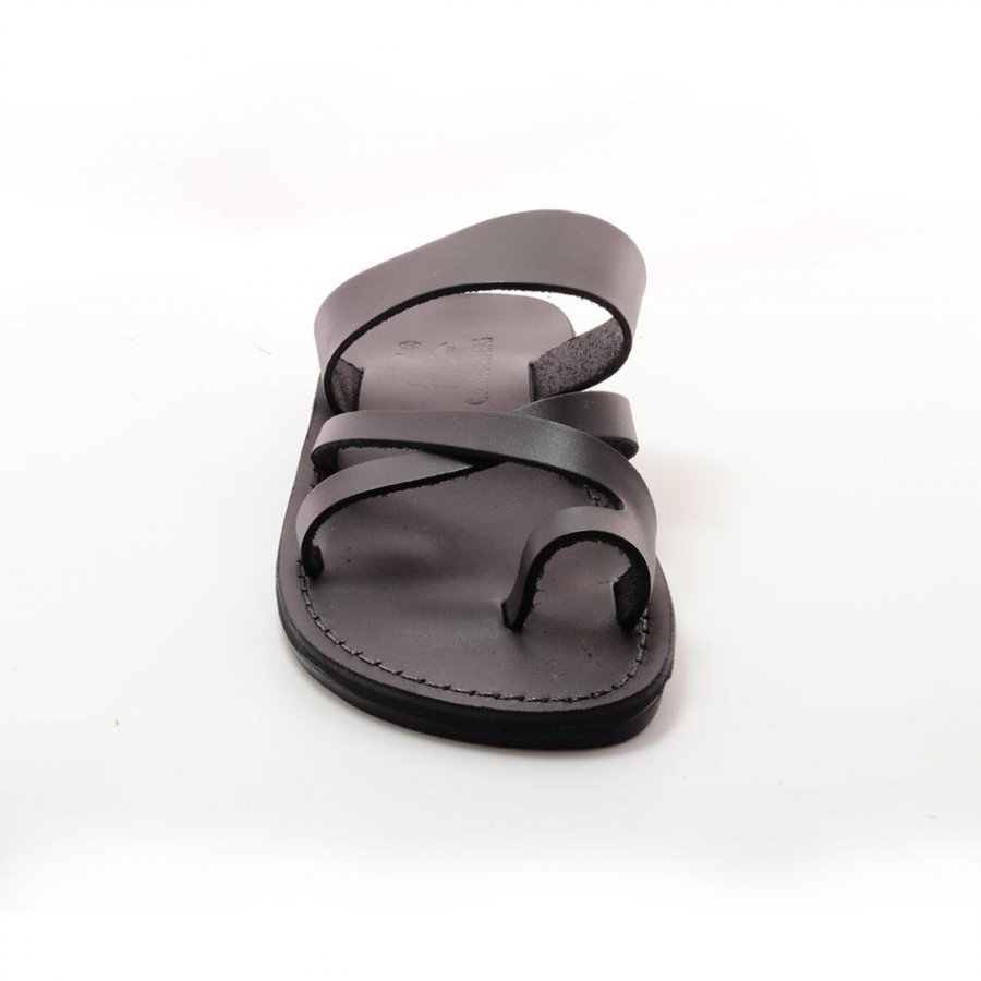 Sandale romane Hippie Grecesti negre