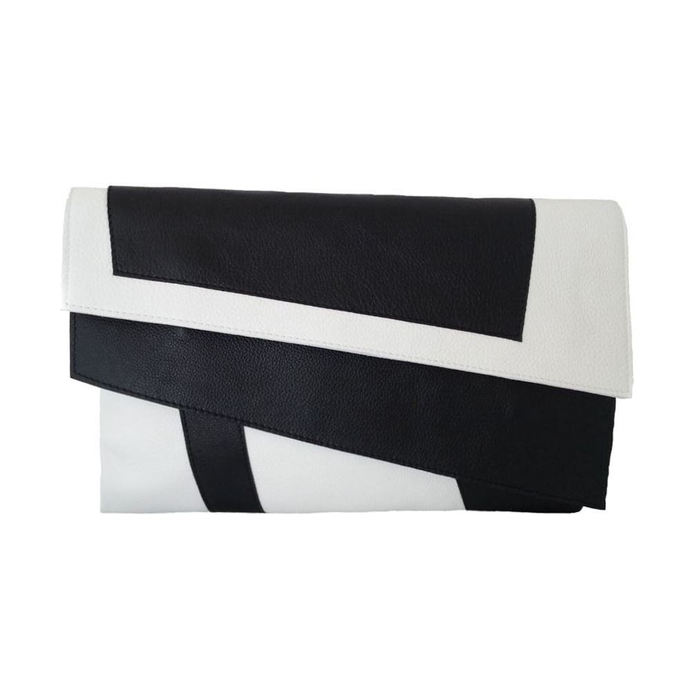 Plic piele naturala Black & White