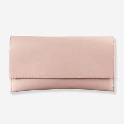 Plic din piele naturala nude/roze D14