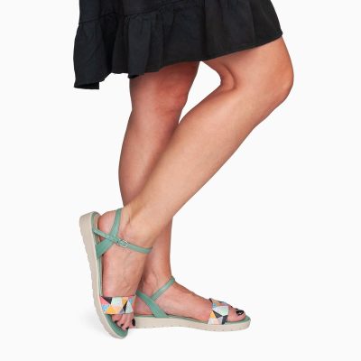 Sandale vernil cu talpa joasa ILY D101