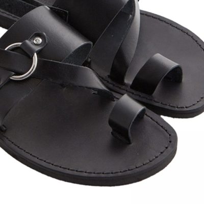 Sandale piele barbatesti Leon, negre