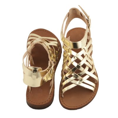 Sandale Romane de dama Gold
