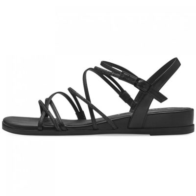 Sandale negre piele naturala Tamaris Lady