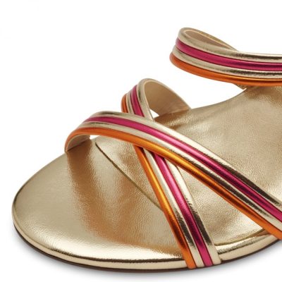 Sandale dama aurii Tamy