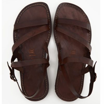 Sandale piele naturala Indis, maro