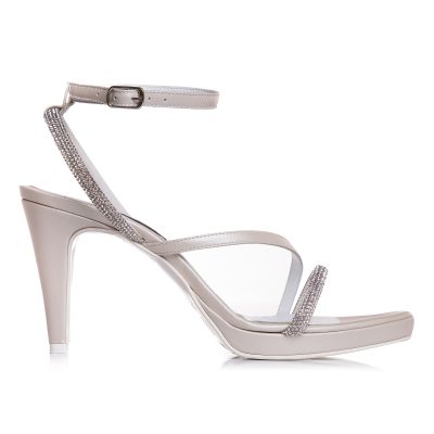 Sandale ivory din piele naturala Estelle VS 55