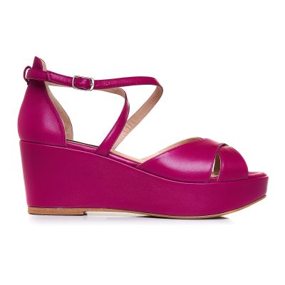 Sandale ciclam cu platforma Blanca VS 77