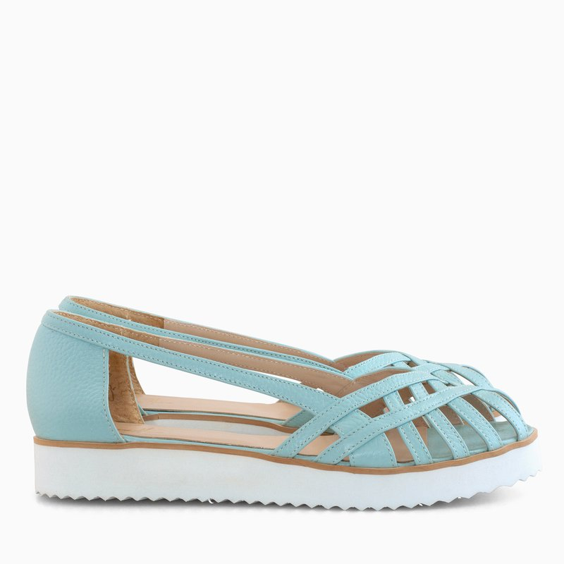 Sandale din piele naturala menta Theodor D77