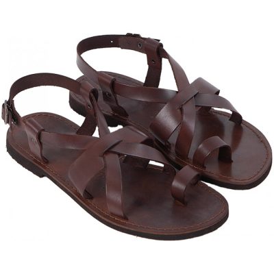 Sandale piele barbatesti Ross, maro