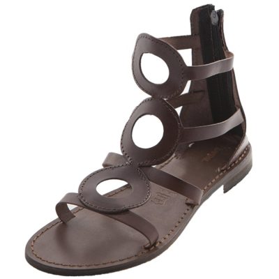 Sandale piele dama Giorgia, maro