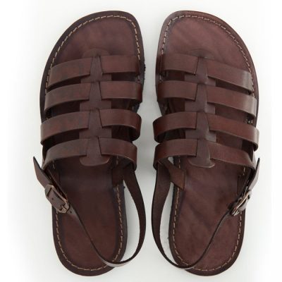 Sandale piele naturala Mirco, maro