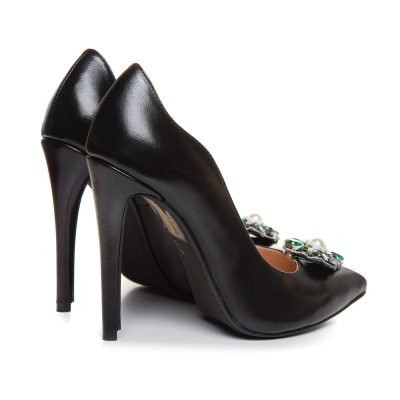 Stiletto negru la comanda cu accesoriu detasabil VS 101