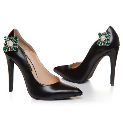 Stiletto negru la comanda cu accesoriu detasabil VS 101