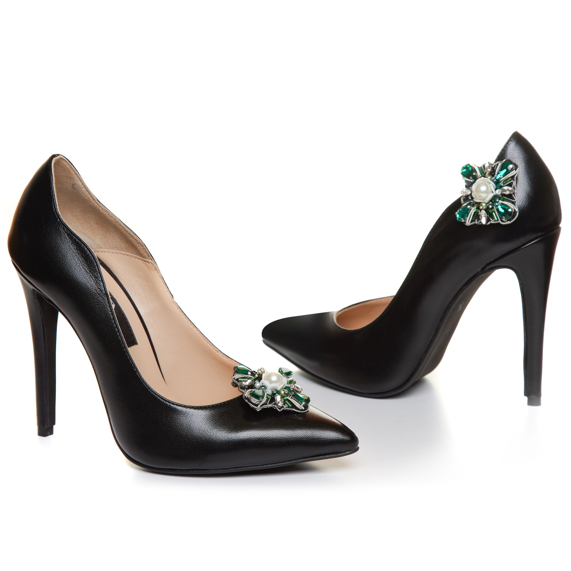 Stiletto negru la comanda cu accesoriu detasabil VS 101