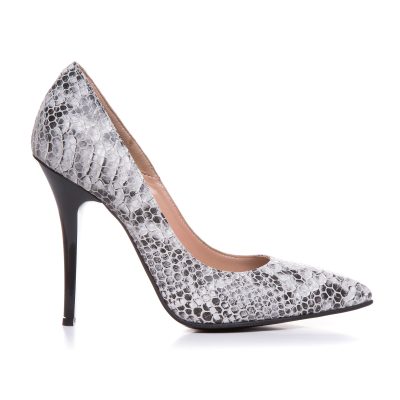 Stiletto din piele naturala imprimata Cora L71