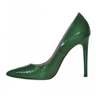 Pantofi Stiletto sarpe verde Bella S150