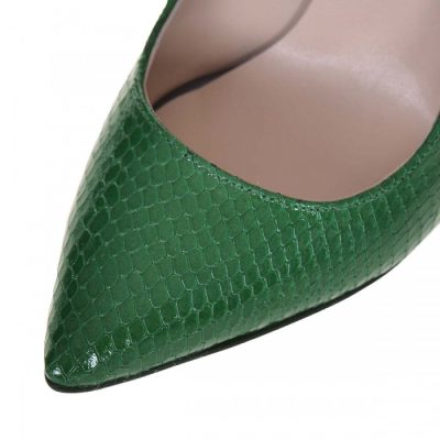 Pantofi Stiletto sarpe verde Bella S150