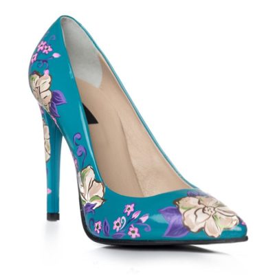 Pantofi pictati manual Fresh Flowers