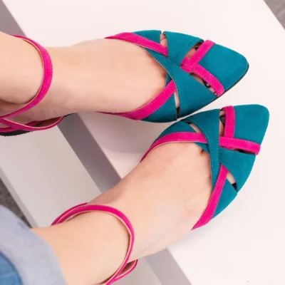 Balerini Piele Naturala Selena D7