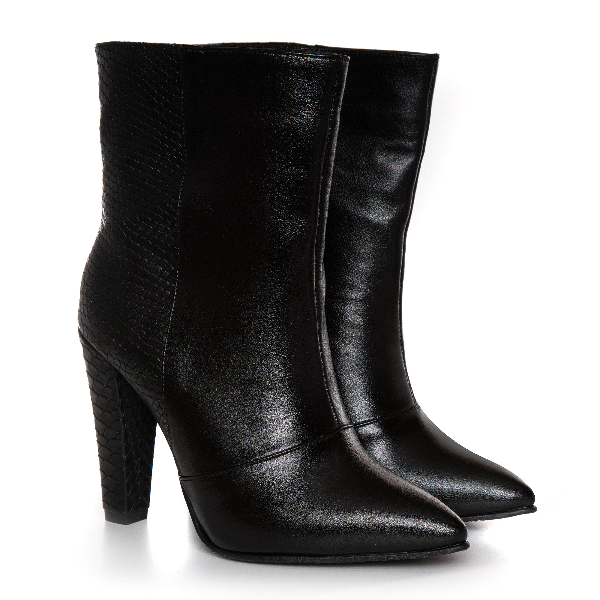 Botine Piele Duo Cobra la Comandă L20 - imagine 2